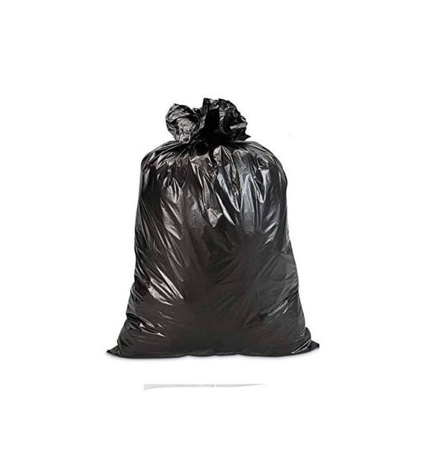 Lot de 10 sacs nylon noirs 75 x 90 cm