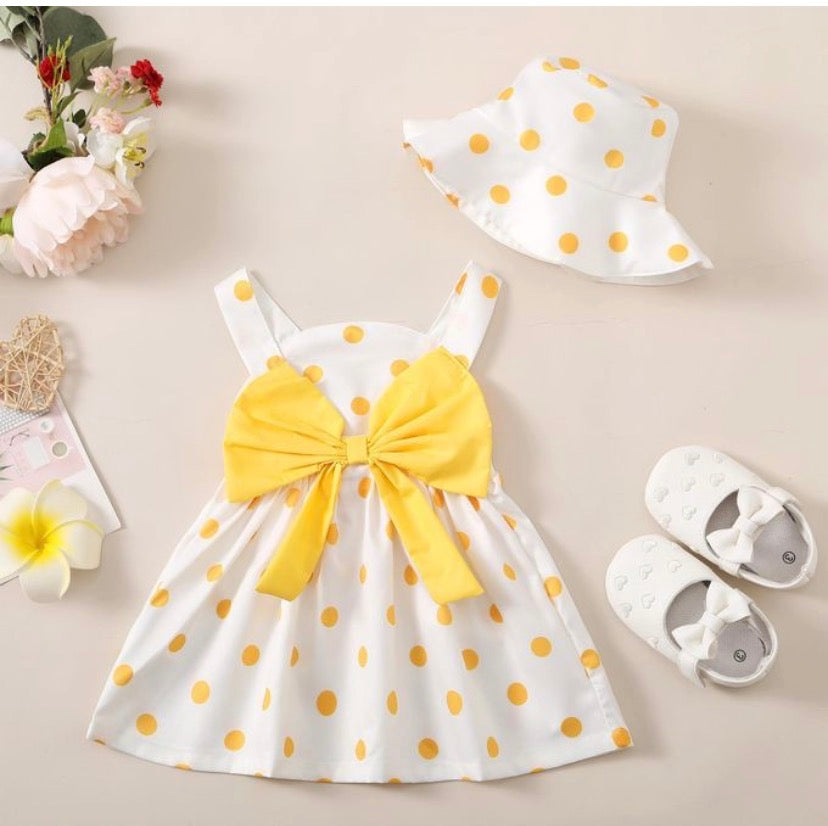 Robe d'été blanche pour enfants - Robe sans manches 100 % coton