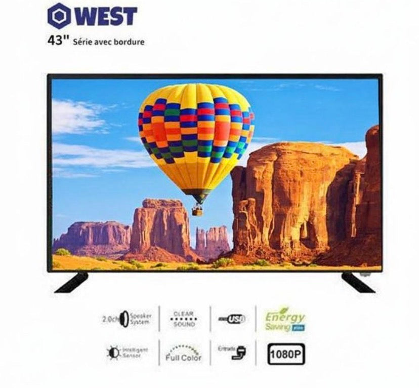 Offre Ramadan
West Téléviseur 43 Pouces led 12.0 Sans Bordure - 995mm - 43ZBD20 -