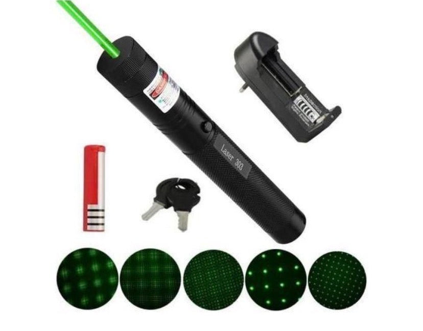 Pointeur laser 301 pro vert ultra puissant 1mw 532
RECHARGEABLE PORTÉE 3 KM