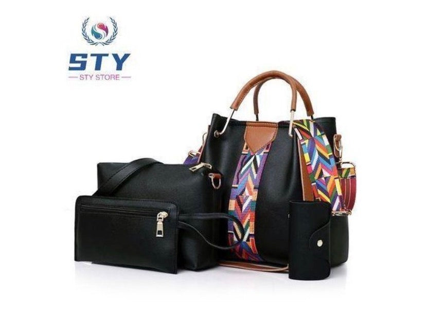 STY Ensemble de sacs 4 en 1, Sacs à main pour femmes,