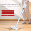 3 En 1 Sans Fil Aspirateur Portable Trois Têtes Blanc