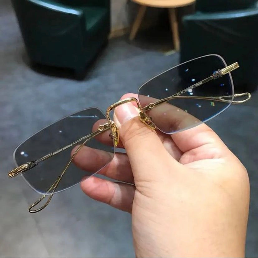 Lunette de Lecture Transparent Photogray Doré