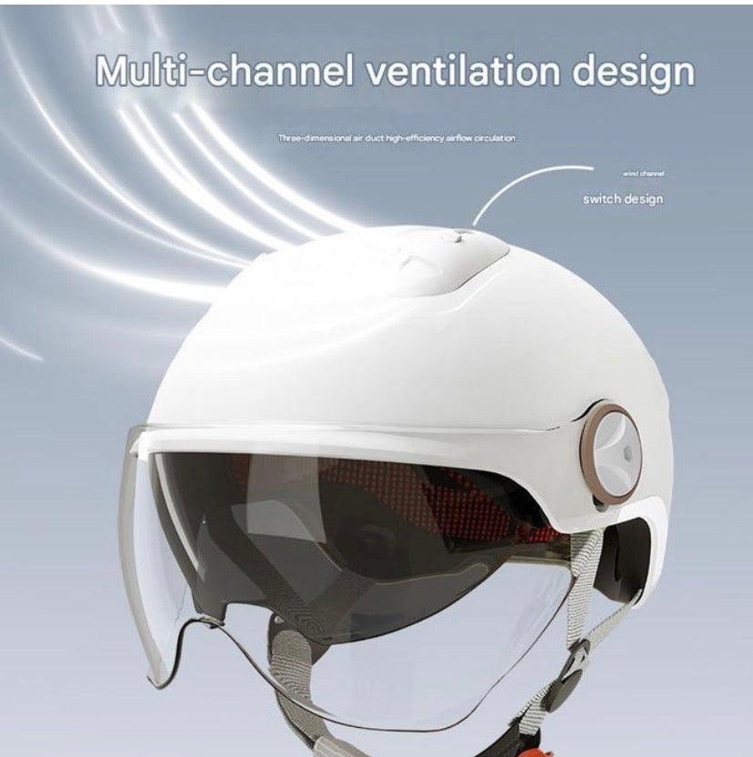 Casque de moto, casque de véhicule électrique, casque demi-moto