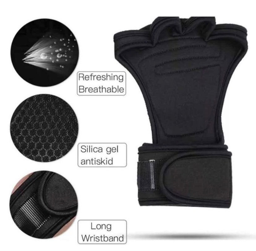 Gants de musculation haltérophilies motard cycliste et fitness avec poignet en Microfibre très résistant dos nu