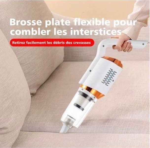 3 En 1 Sans Fil Aspirateur Portable Trois Têtes Blanc