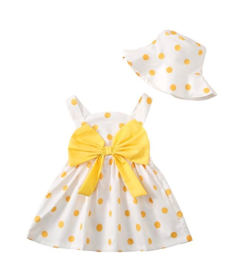 Robe d'été blanche pour enfants - Robe sans manches 100 % coton