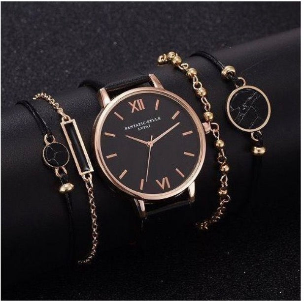 Ensemble de montre femme avec (4) bracelet