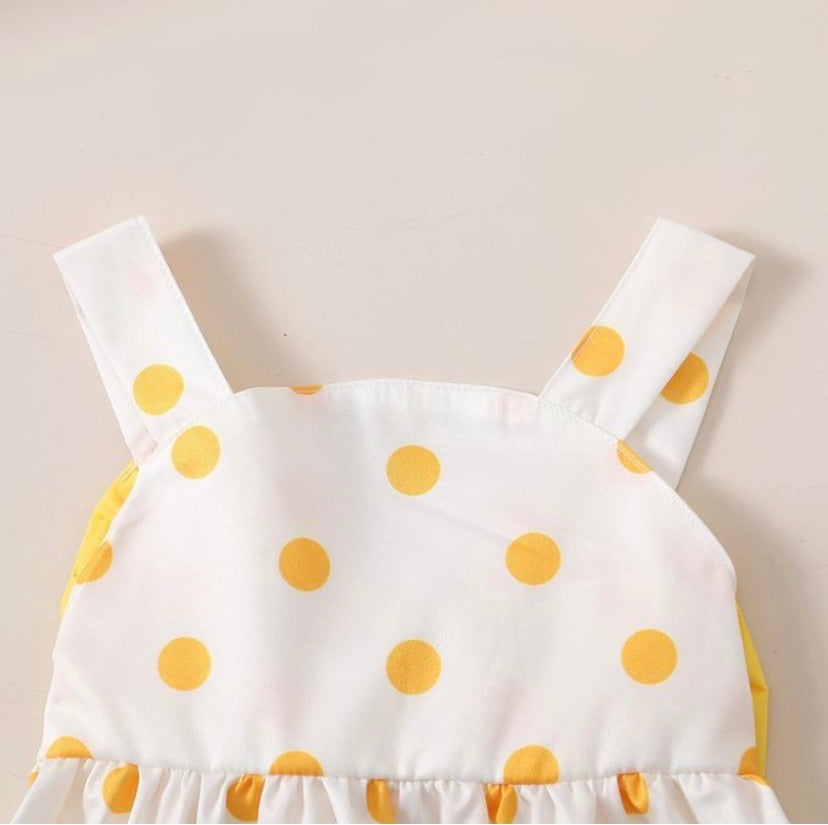 Robe d'été blanche pour enfants - Robe sans manches 100 % coton