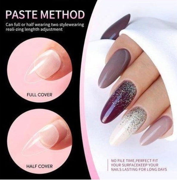 faux ongles 600 pièces/boîte de pointes de manucure,