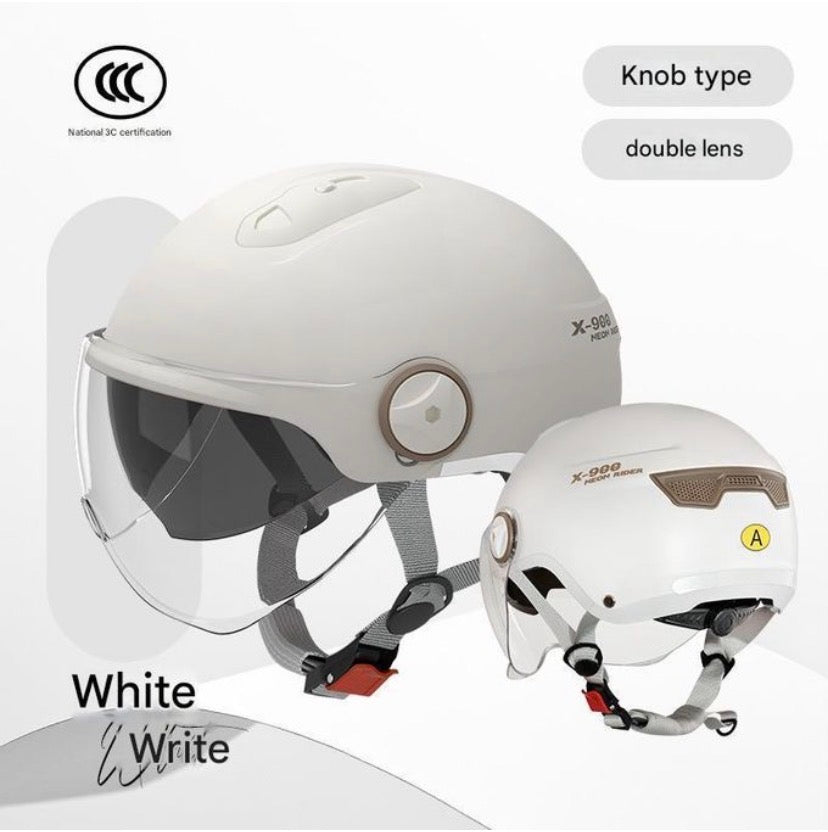 Casque de moto, casque de véhicule électrique, casque demi-moto