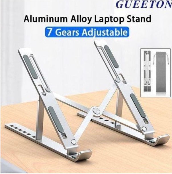GUEETON Support en métal pliable et réglable pour ordinateur portable