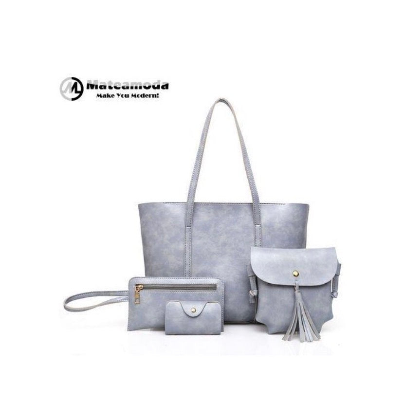 Mateamoda Mateamoda 4 PCS Sacs à Main Pour Femmes Portefeuille Sac à Bandoulière