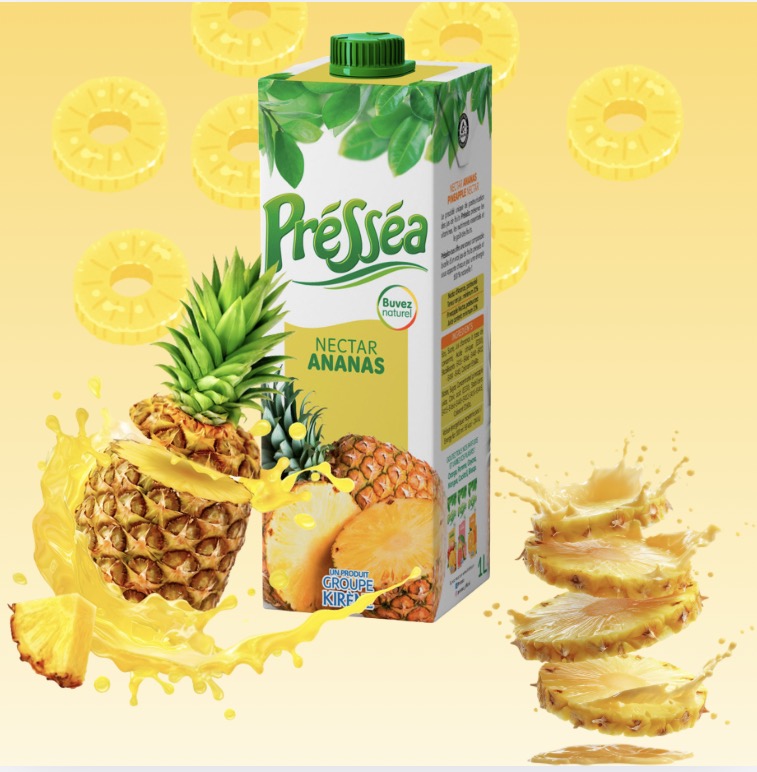 Pressea Nectar Ananas Brique 1L
