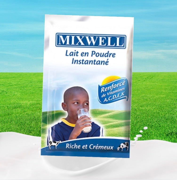 Mixwell lait en poudre écrémé enrichi instantané sachet 20G