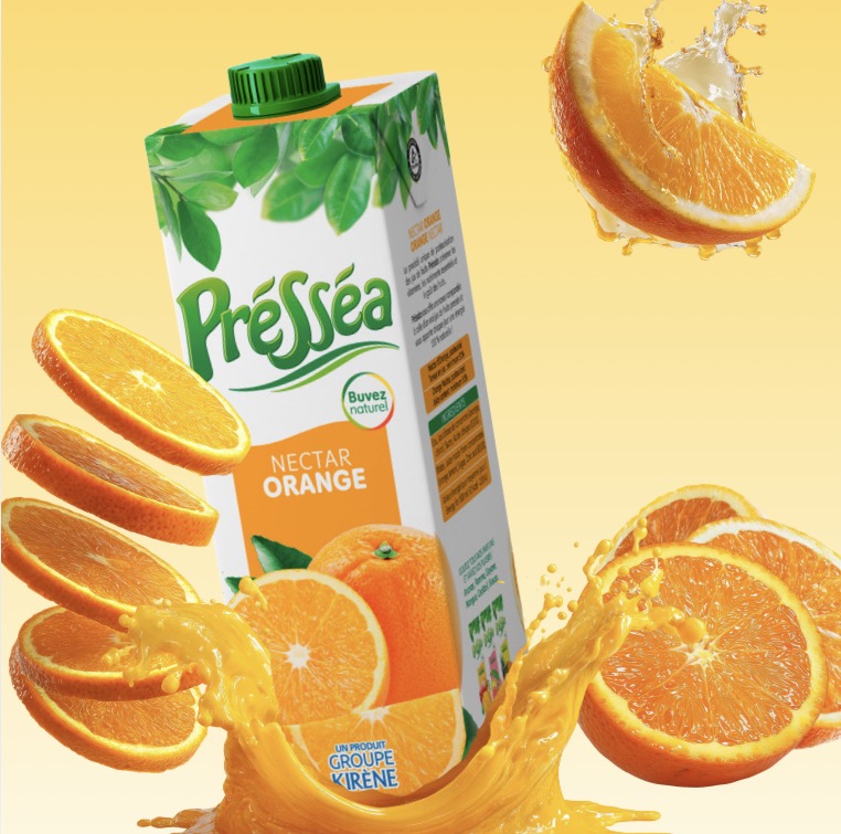 Pressea Nectar Orange Brique 1L
