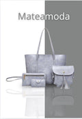 Mateamoda Mateamoda 4 PCS Sacs à Main Pour Femmes Portefeuille Sac à Bandoulière