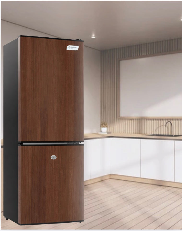 SMART TECHNOLOGY Réfrigérateur Combiné 2 Tiroirs
(STCB-145WH) - 106L / Gris-Marron