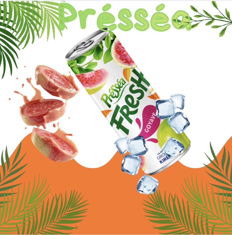 Présséa Fresh Jus Goyave Canette 250ml