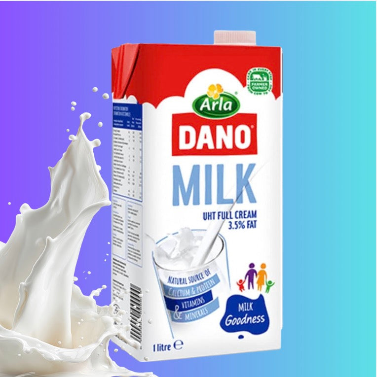 LAIT UHT ENTIER DANO 1L