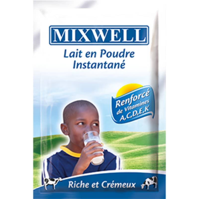 Mixwell lait en poudre écrémé enrichi instantané sachet 20G