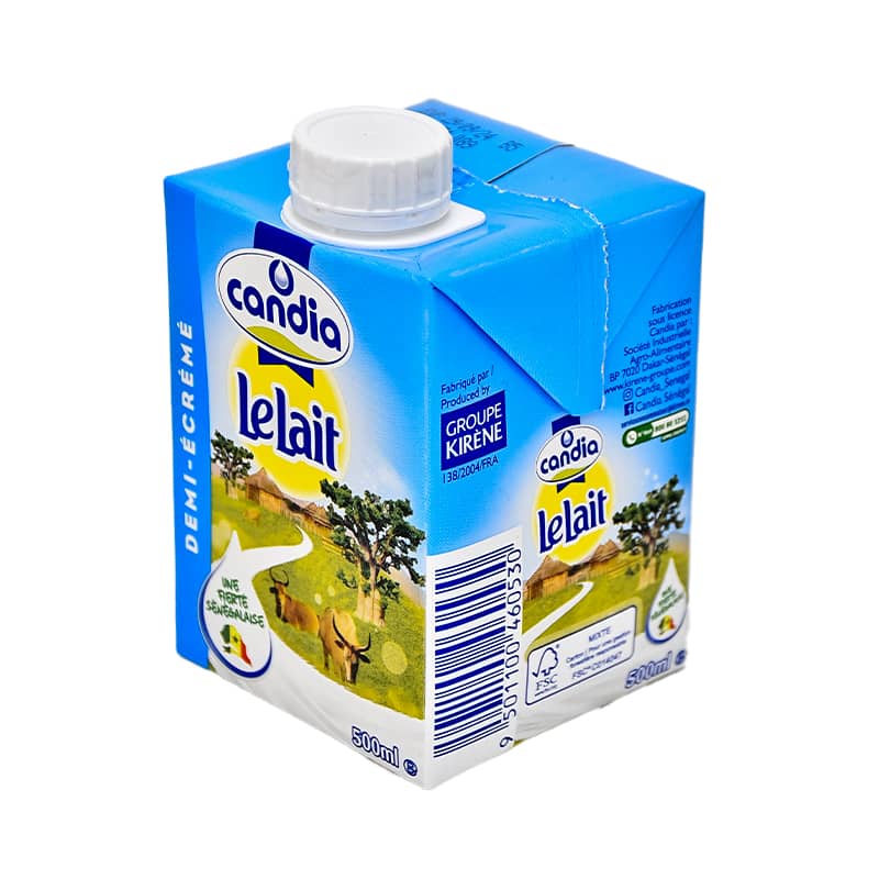 Candia Lait 1/2 Ecrème Brique 500ML

690 CFA