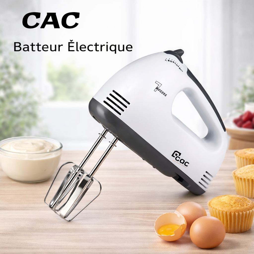 Batteuse Electrique - 7 Vitesses - Blanc Gris - CA820530